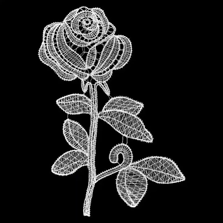 Rose Style Sew Patch | Set Of 2