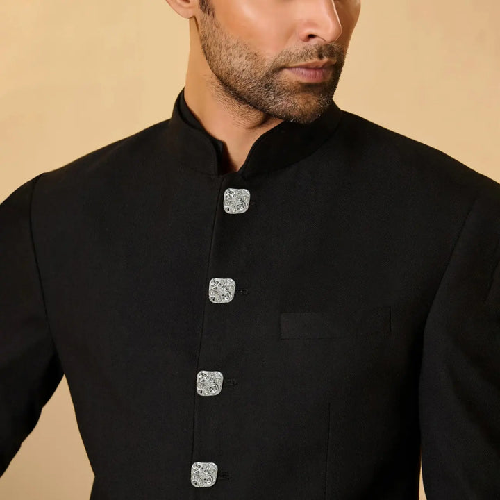 Abstract Swirl Crystal Metal Button | 18mm (28L) & 23mm (36L)