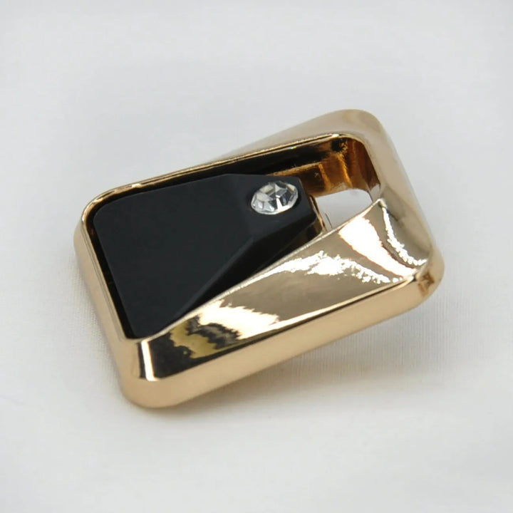 Crystal Apex Square Metal Button | 18mm (28L) & 23mm (36L)