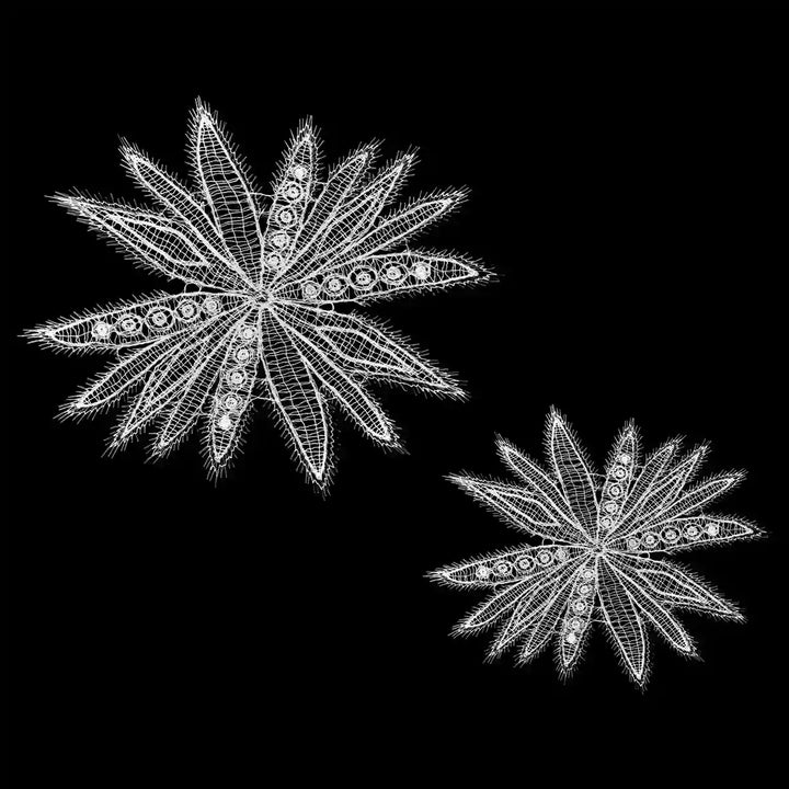 Leaves Style Sew Patch | Set Of 2