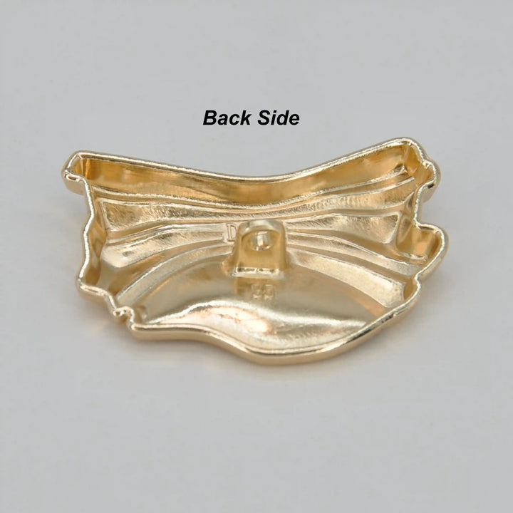 Organic Shape Metal Button | 20mm(32L), 28mm(44L) & 35mm(55L)