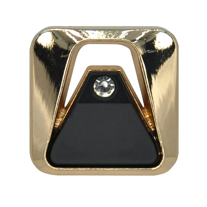 Crystal Apex Square Metal Button | 18mm (28L) & 23mm (36L)