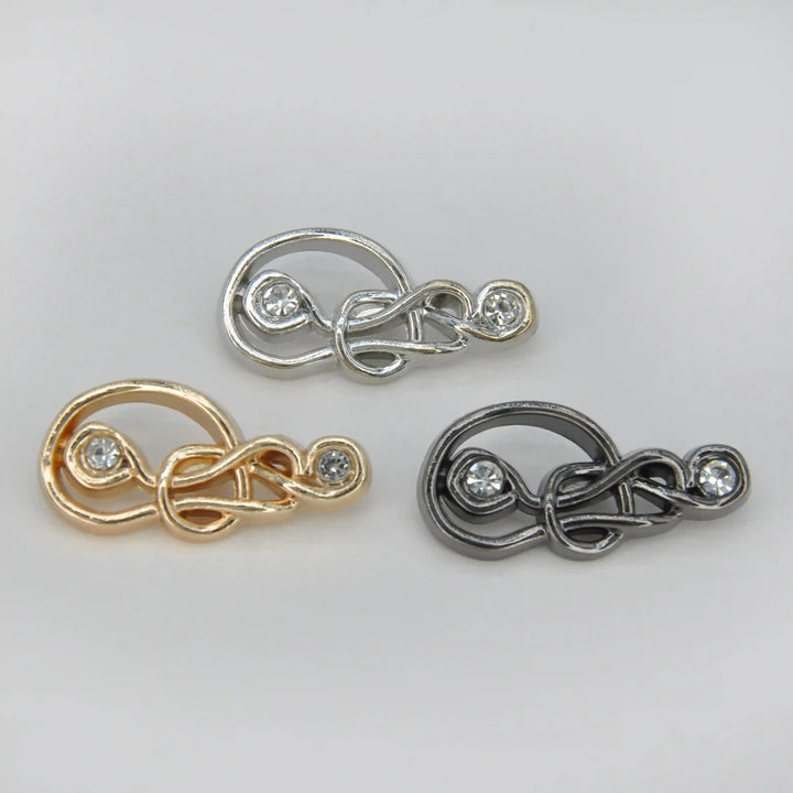 Ampersand Design Rhinestone Buttons | 25mm(40L), 30mm(47L) &﻿ 35mm(55L)