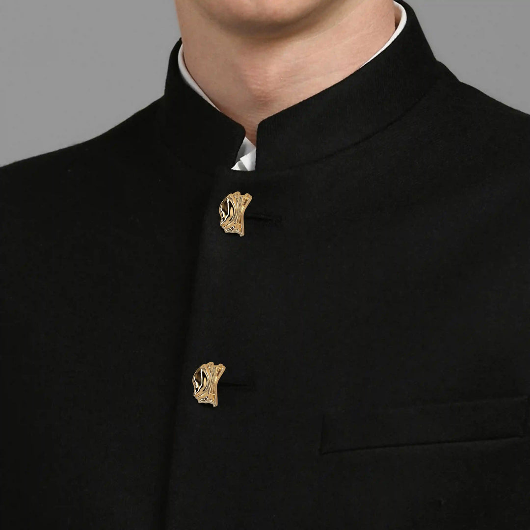 Organic Shape Metal Button | 20mm(32L), 28mm(44L) & 35mm(55L)