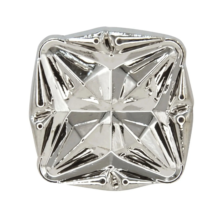 Starcut Faceted Square Metal Button | 18mm (28L) & 23mm (36L)