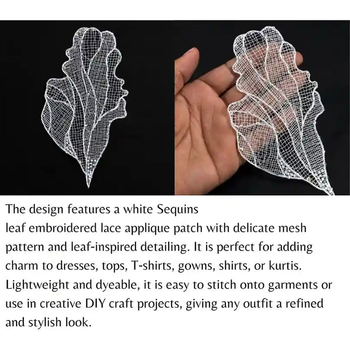 Leafy Style Sew Patch | Set Of 4