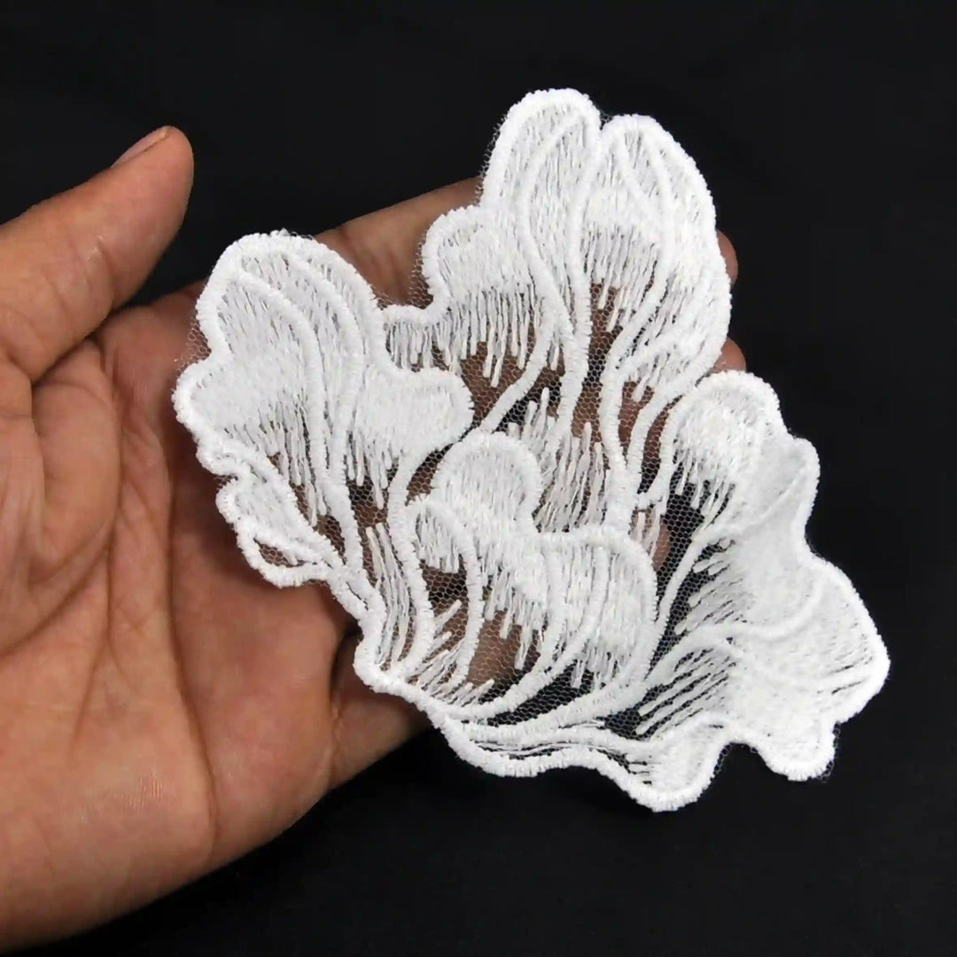 Organic Lace Leaf Sew Patch