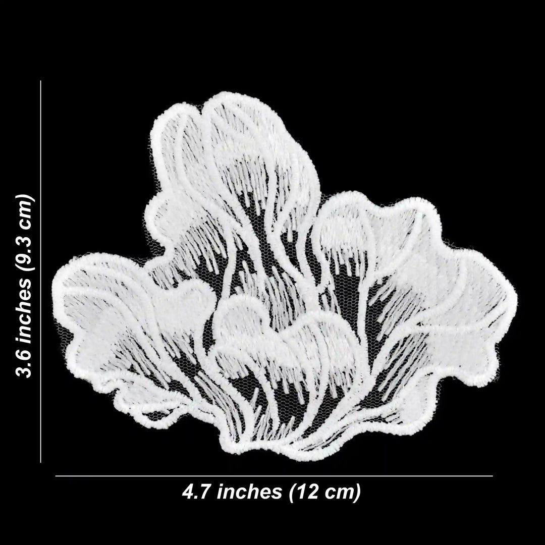 Organic Lace Leaf Sew Patch