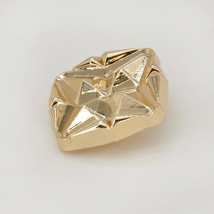 Starcut Faceted Square Metal Button | 18mm (28L) & 23mm (36L)