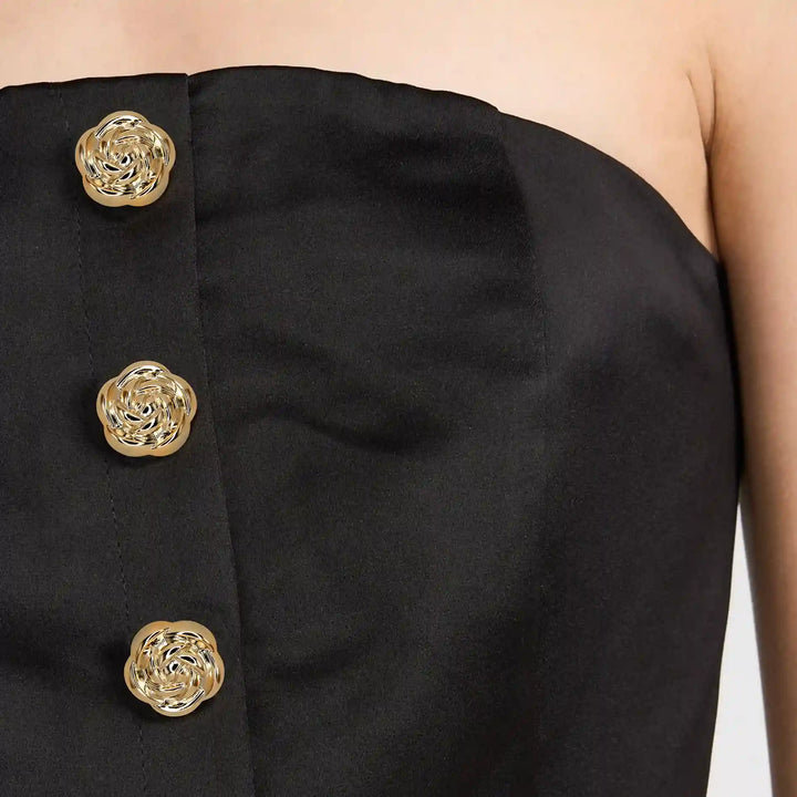 Rose Swirl Buttons