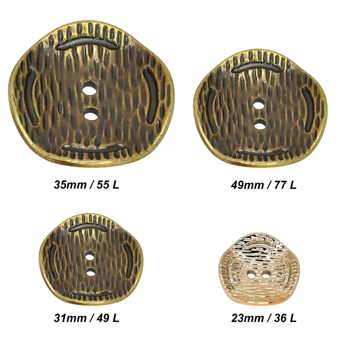 Antique Gold ABS Buttons