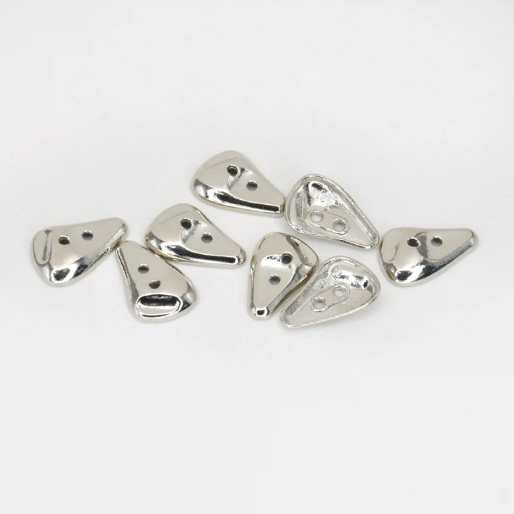 Pebble Shape Metal Button