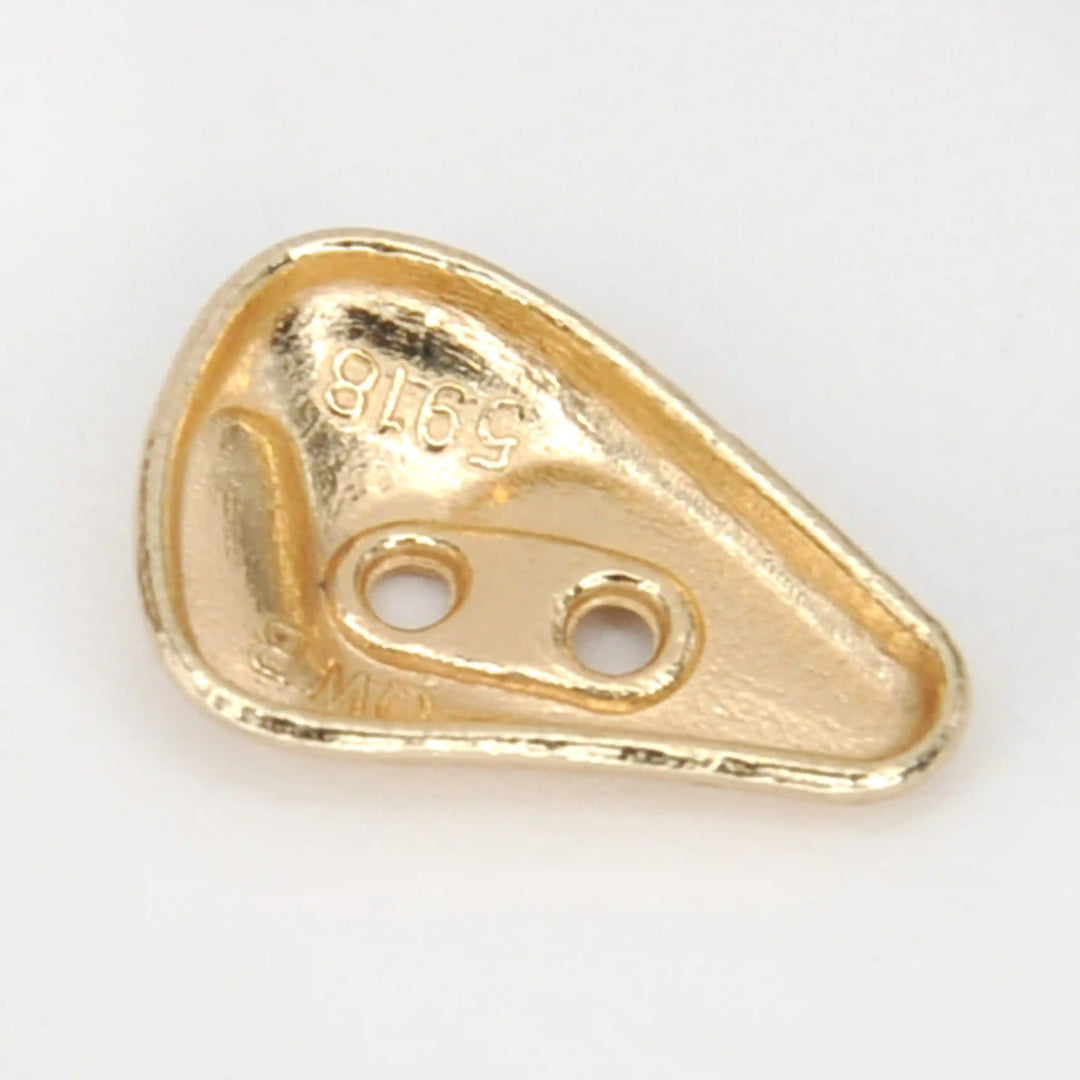 Pebble Shape Metal Button
