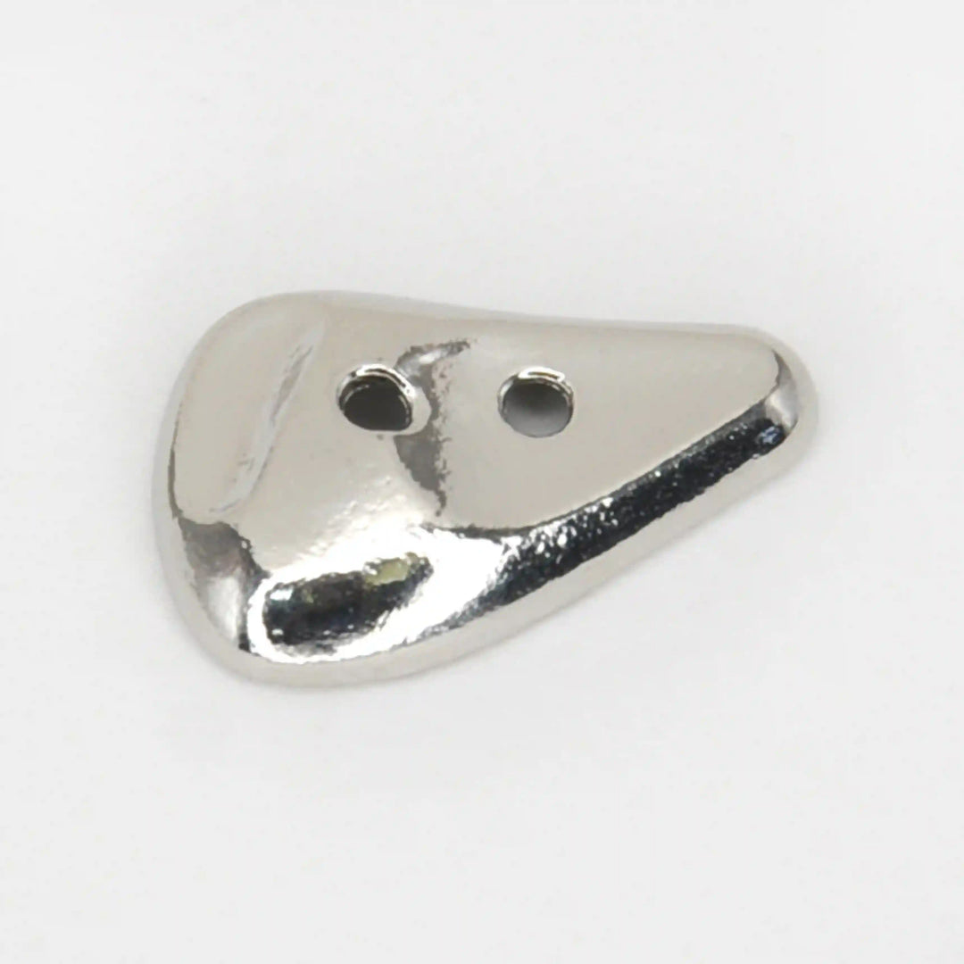 Pebble Shape Metal Button