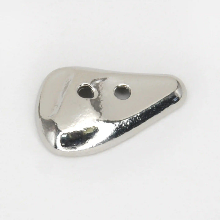 Pebble Shape Metal Button