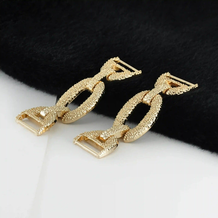 Textured Gold Horse Bit Buckle