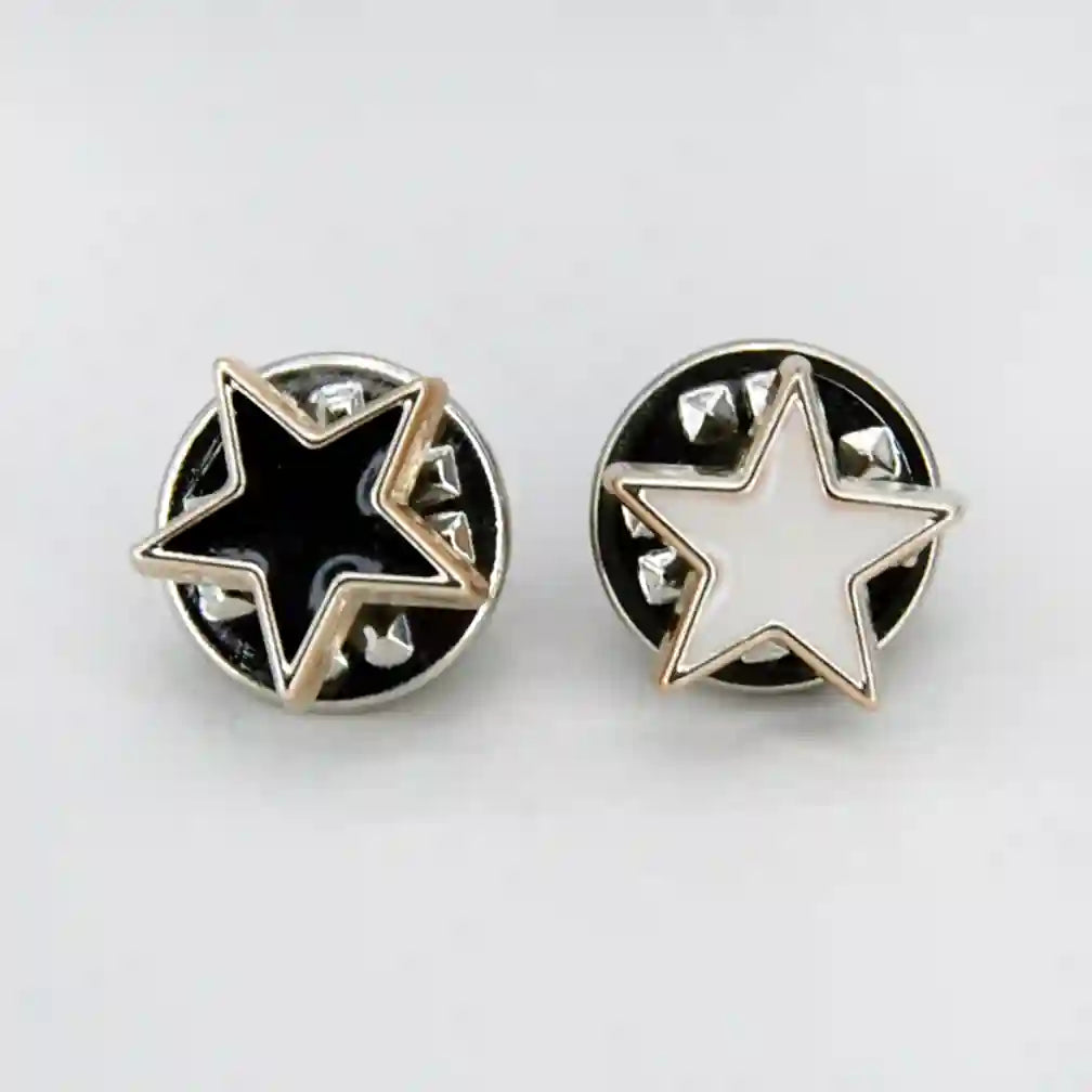 Star Shaped Lapel Pin with Butterfly Clutch | 12mm