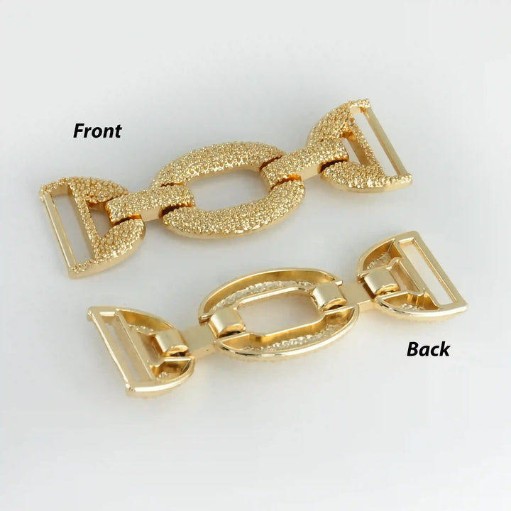 Textured Gold Horse Bit Buckle