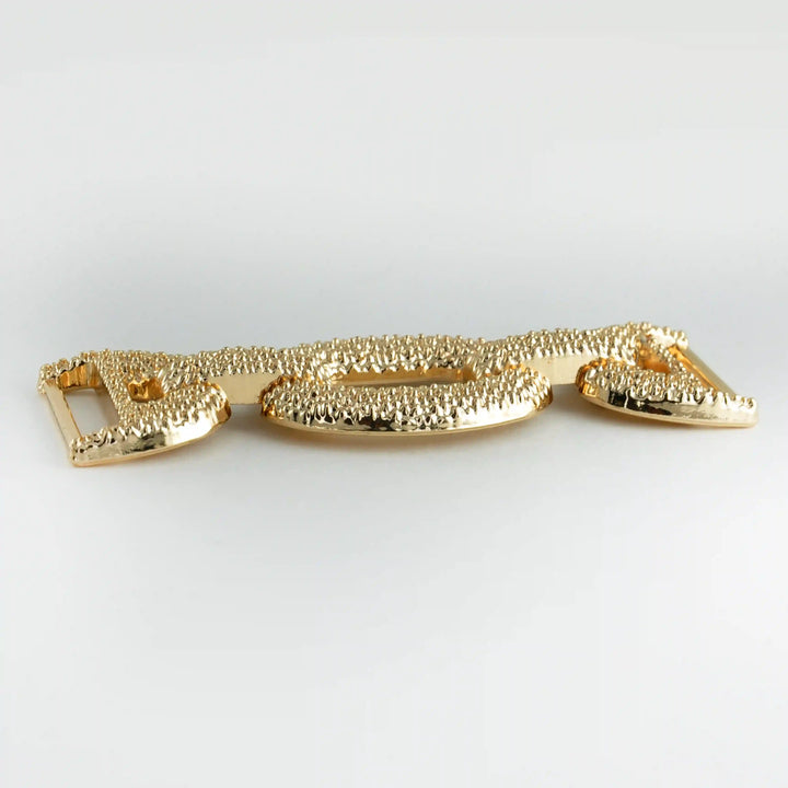 Textured Gold Horse Bit Buckle
