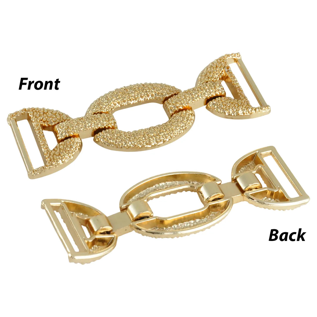 Textured Gold Horse Bit Buckle