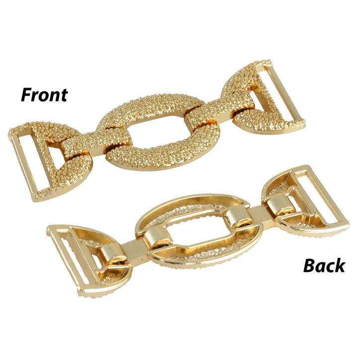 Textured Gold Horse Bit Buckle