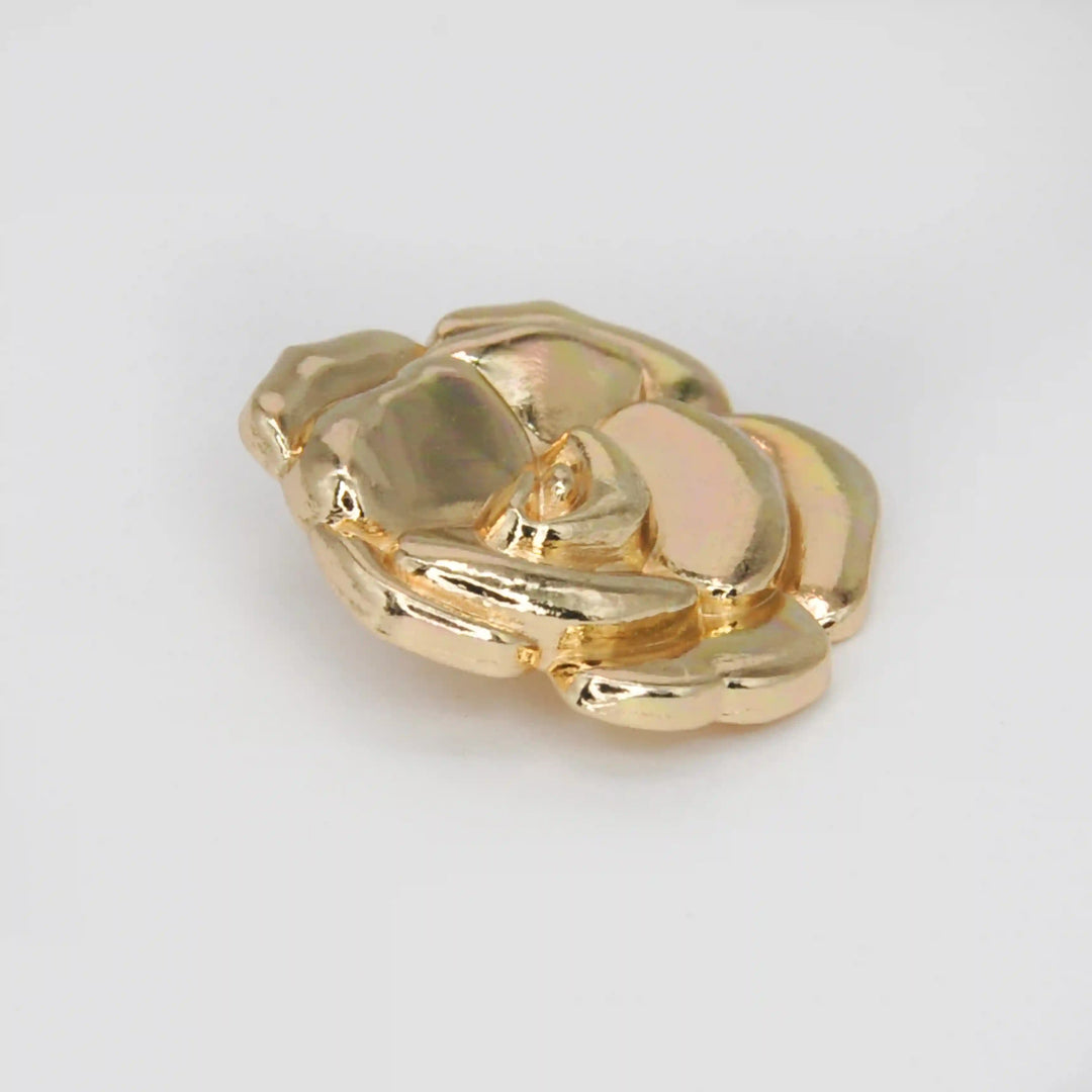 Rose Style Metal Buttons