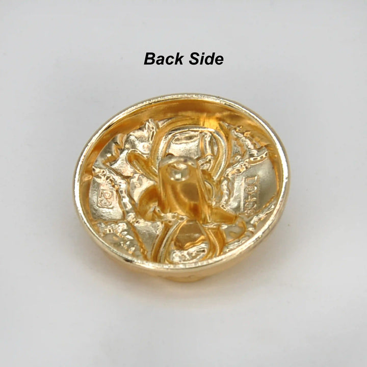 Rope Knot Style Metal Button | 18mm(28L), 20mm(32L) & 23mm(36L)