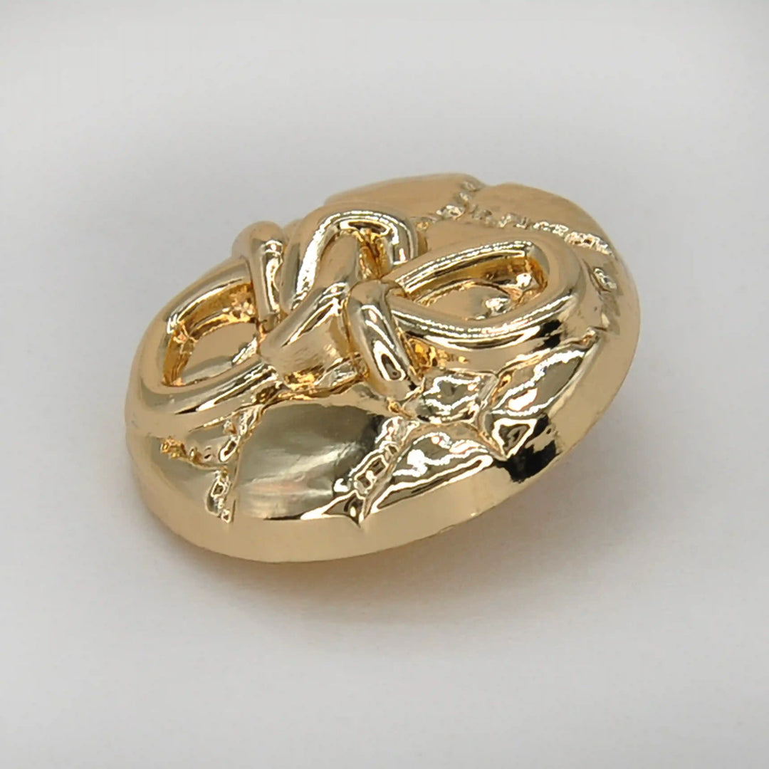 Rope Knot Style Metal Button | 18mm(28L), 20mm(32L) & 23mm(36L)