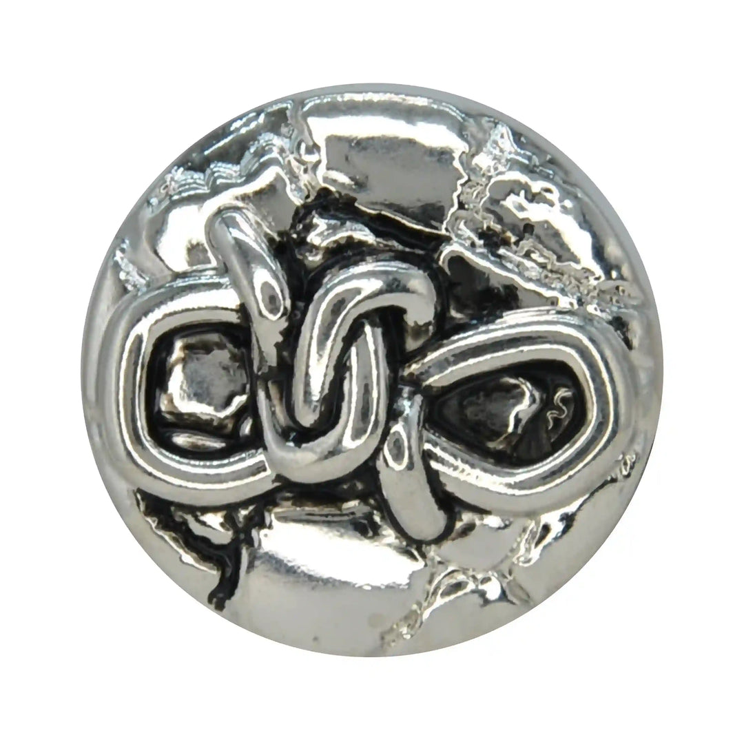 Rope Knot Style Metal Button | 18mm(28L), 20mm(32L) & 23mm(36L)