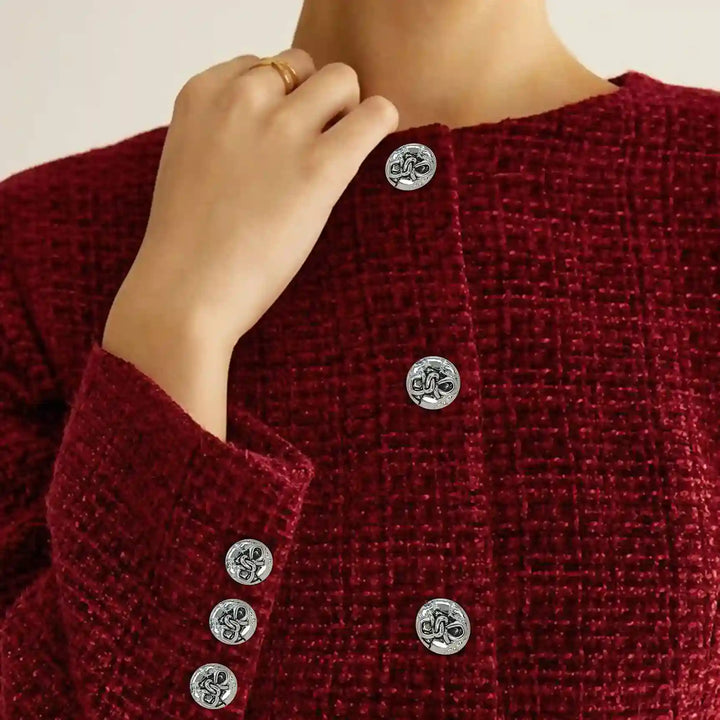 Rope Knot Style Metal Button | 18mm(28L), 20mm(32L) & 23mm(36L)