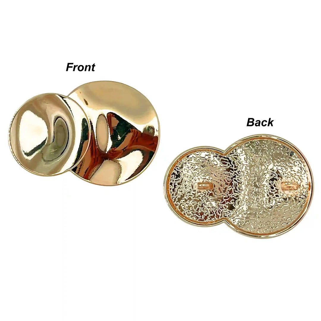 Circular Button Vertical Groove | 53mm