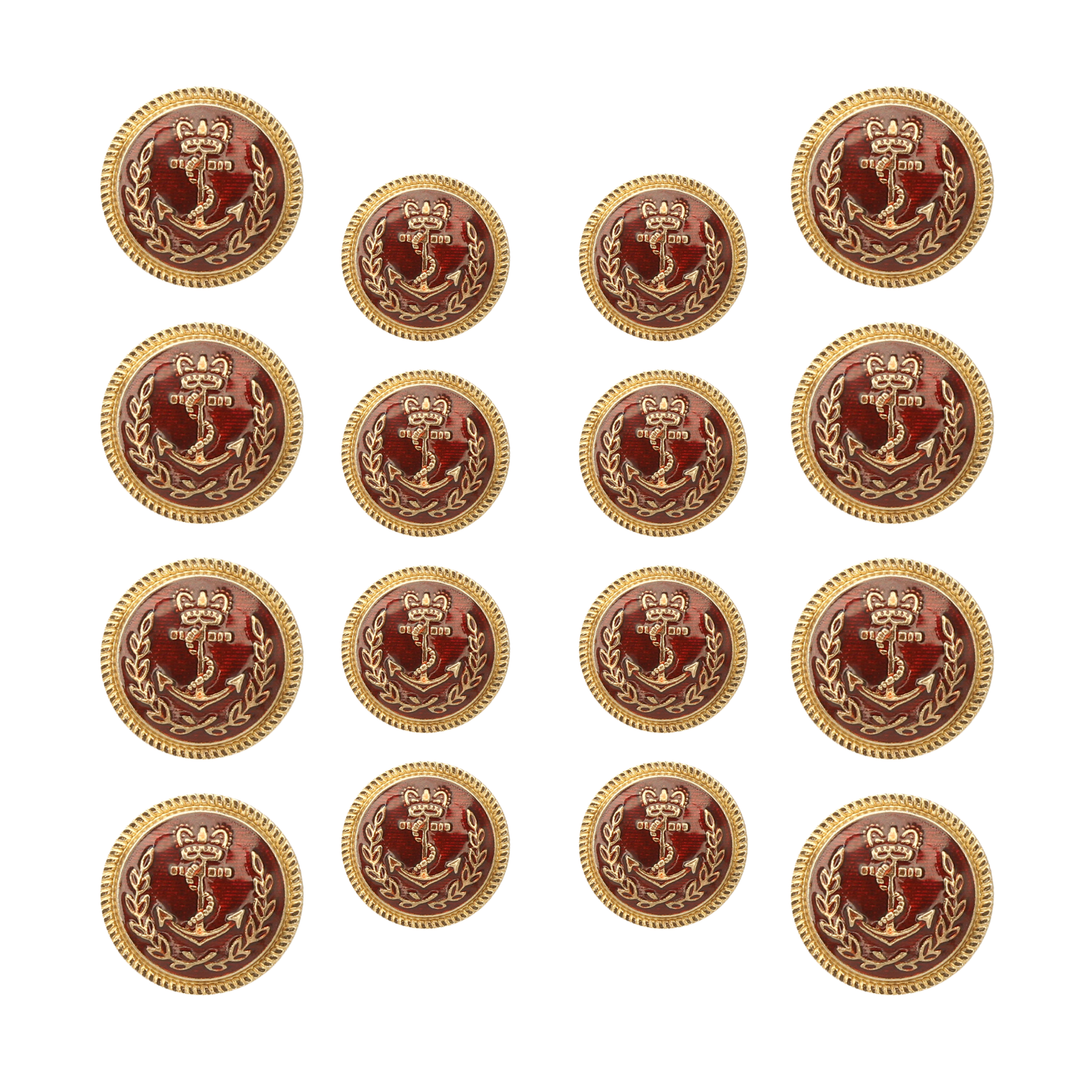 Anchor Style Metal Buttons