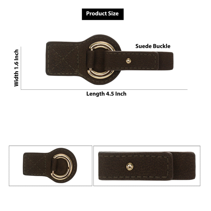 Leatherette Buckle with Ring