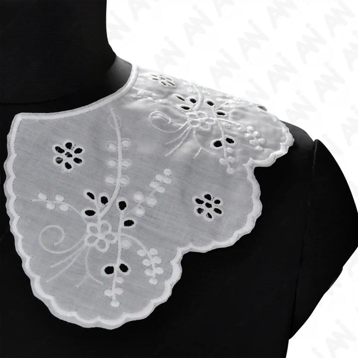 Designer Floral Style Leafy Design Neck Collar from Ani Accessories for chic garment enhancement and layering