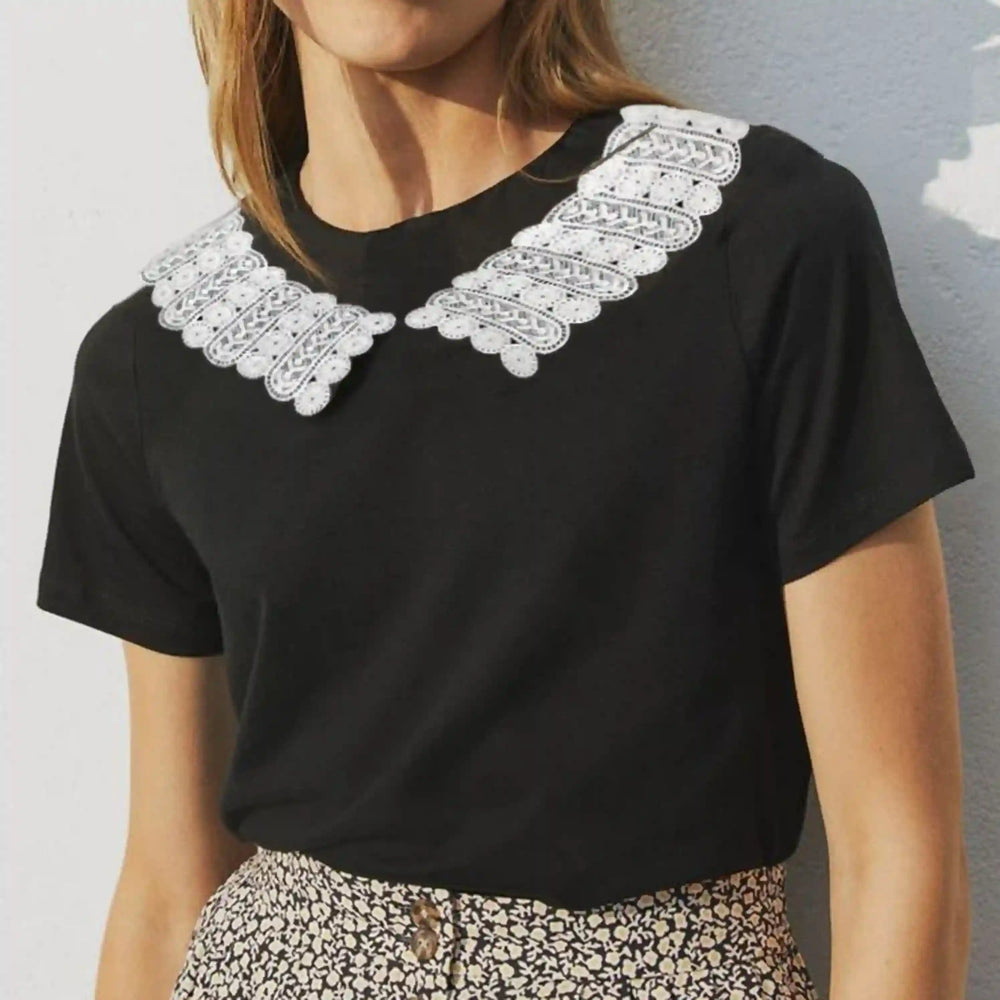 Dyeable spun poly motif strip patches by Ani Accessories with flexible fabric, perfect for dresses and ethnic wear.