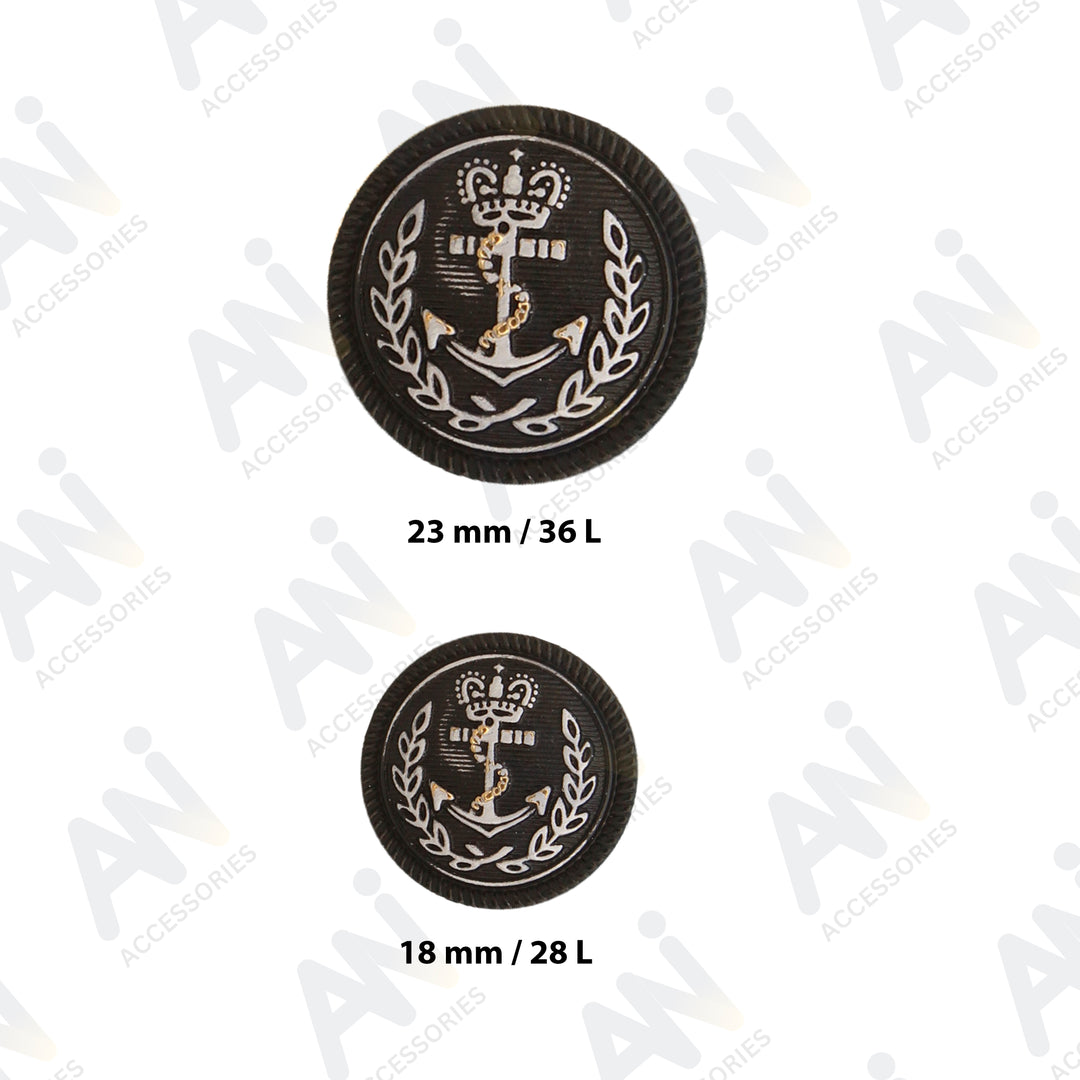 Anchor Style Metal Buttons