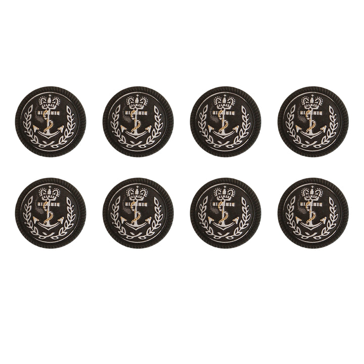 Seafaring Symbol Anchor Design Metal Buttons