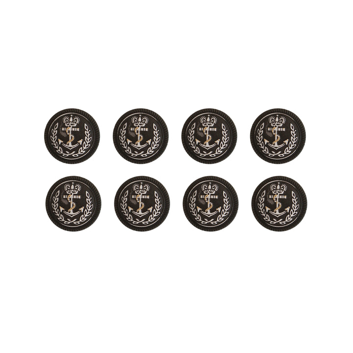 Seafaring Symbol Anchor Design Metal Buttons