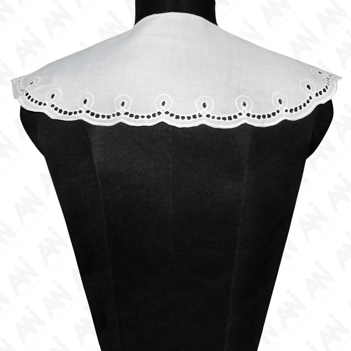 Elegant Broderie Neckline Anglaise Collar by Ani Accessories for dress, gown and kurti customization styling