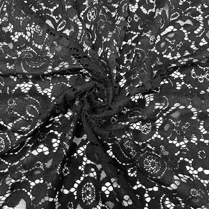 Elegant French floral fabric luxury 28 inch by Ani Accessories for couture outfits and fashion styling