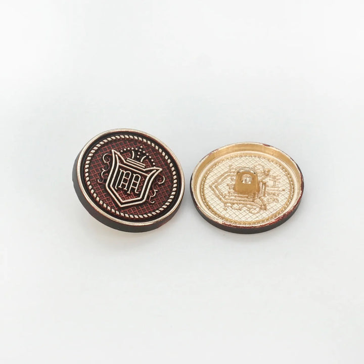 Elegant Royal Regalia Antique Metal Buttons by Ani Accessories.