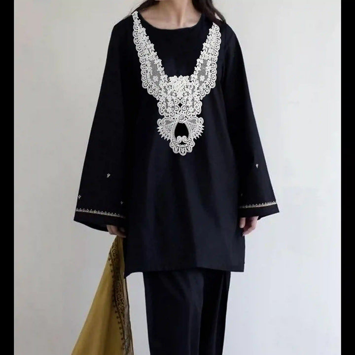 Elegant asymmetrical shoulder wrap by Ani Accessories ideal for dresses, gowns and designer wear.