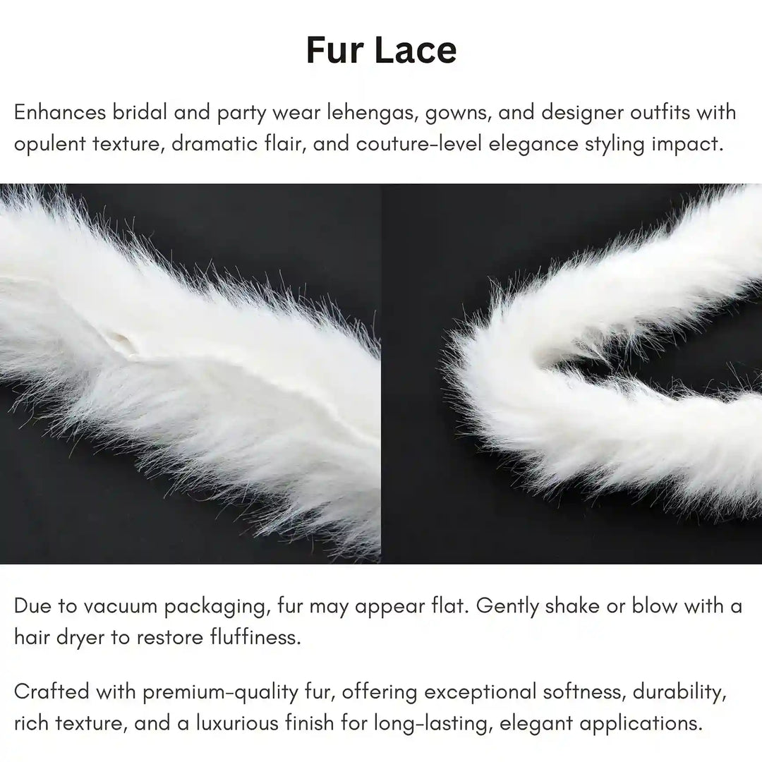 White Fur Lace
