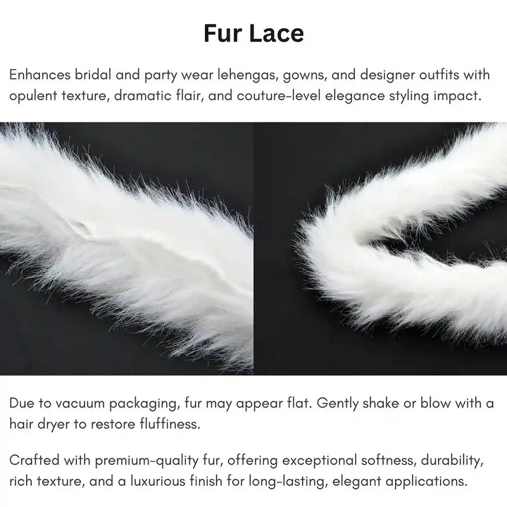 White Fur Lace