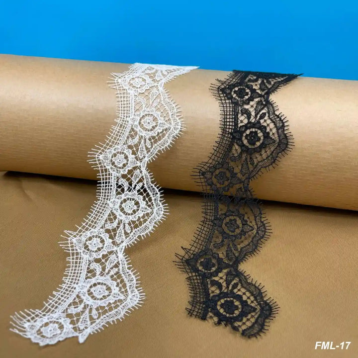 Classic Floral Scallop Lace Trim | Width 8.1cm (3.2 inches) 81mm