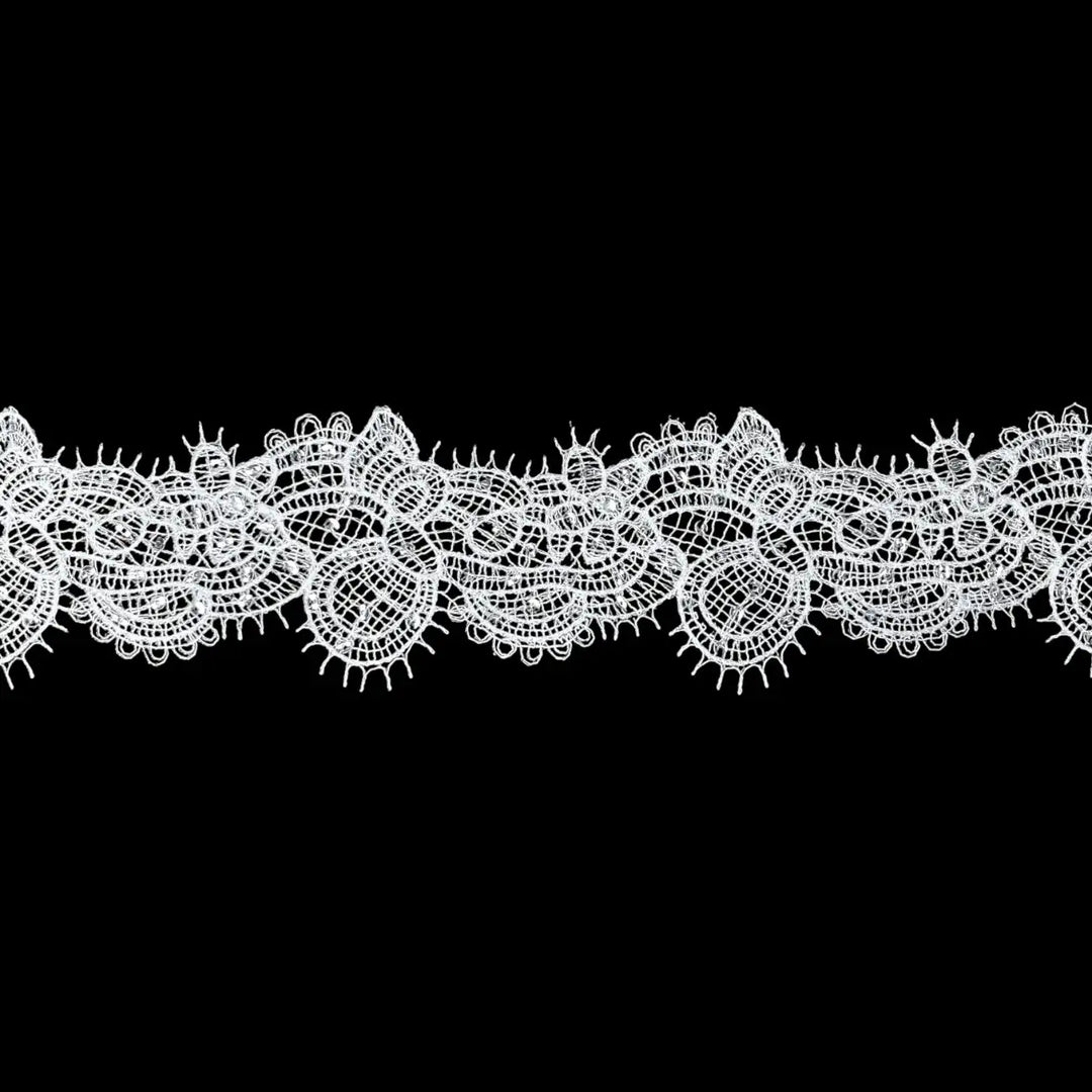 Elegant White Floral Pattern Lace | Width 5.8cm (2.3 inches) 58mm