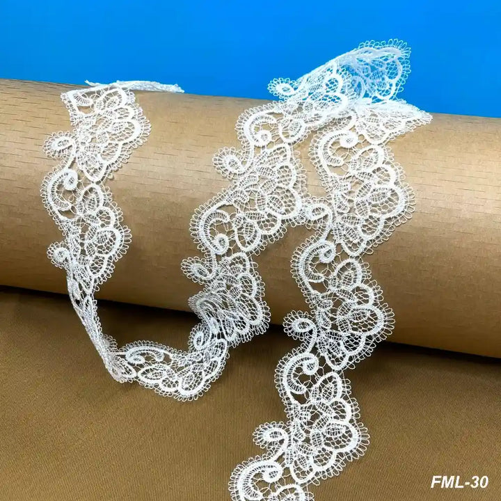 Delicate Vintage Floral Border Lace | Width 5.3cm (2.1 inches) 53mm