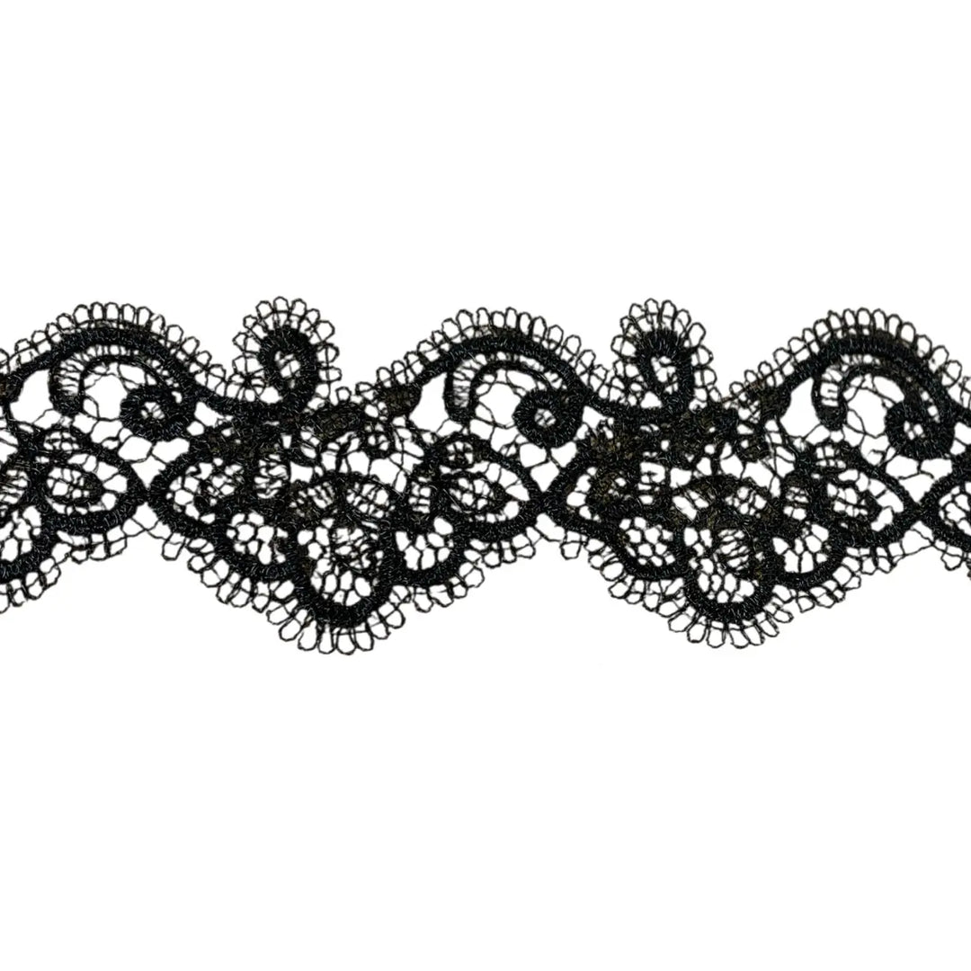 Delicate Vintage Floral Border Lace | Width 5.3cm (2.1 inches) 53mm