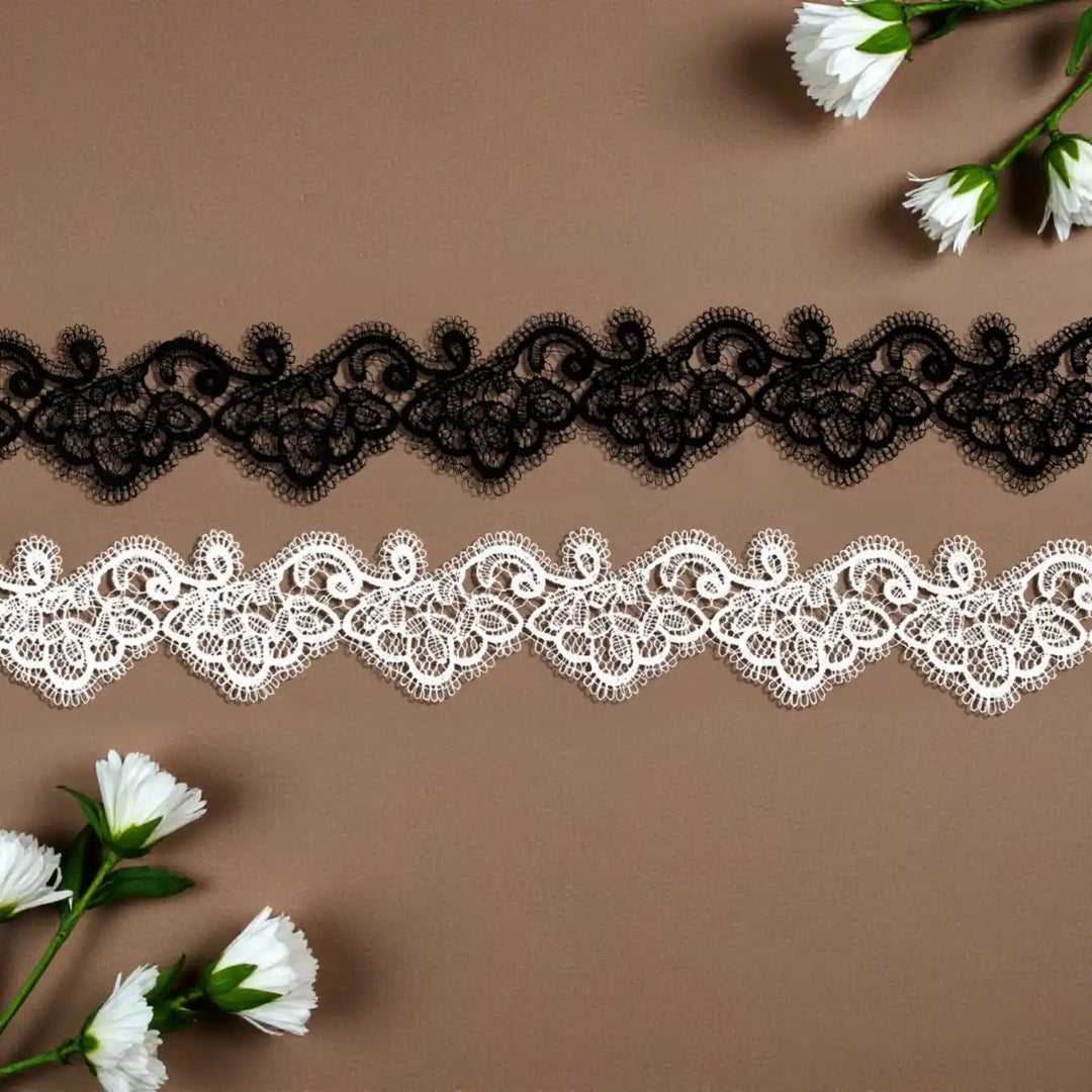 laces for dresses online shopping Dress laces 36" black Black