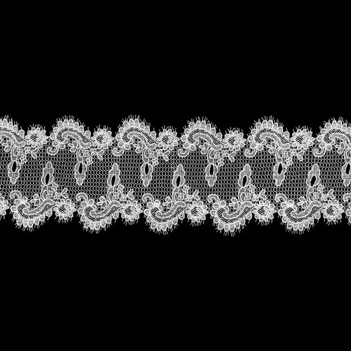 Graceful Lace with Floral Motifs | Width 21.5cm (8.5 inches) 215mm